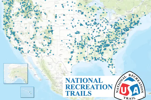 National Recreation Trails Map preview